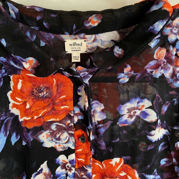 Silk floral blouse - Picture 4 of 4